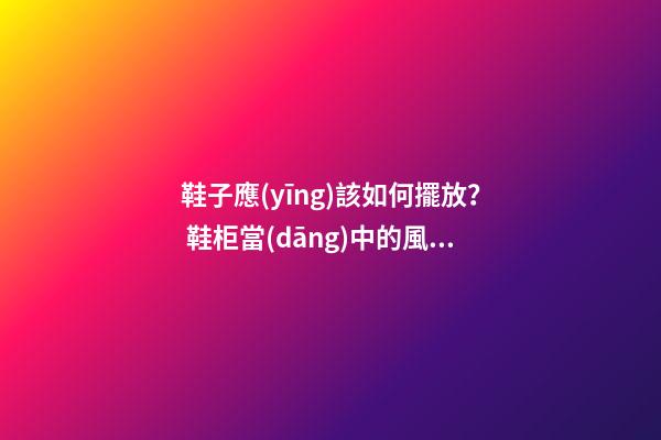鞋子應(yīng)該如何擺放？ 鞋柜當(dāng)中的風(fēng)水“大”學(xué)問